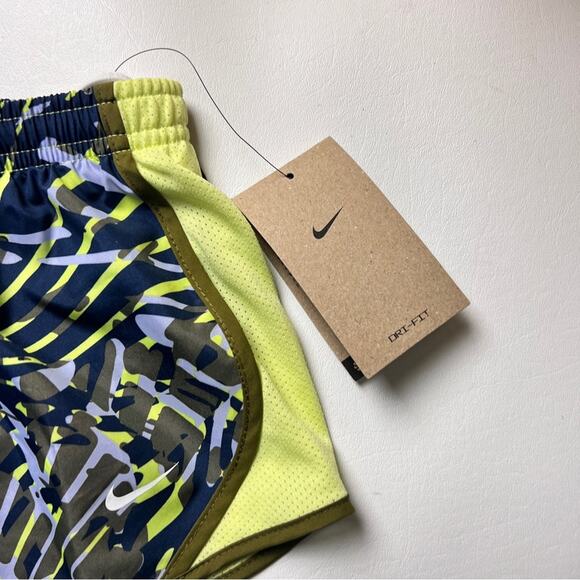 Nike Kids  Dri-Fit Running Training Logo Swoosh Athletic Sporty Shorts  Sz S - Picture 2 of 10